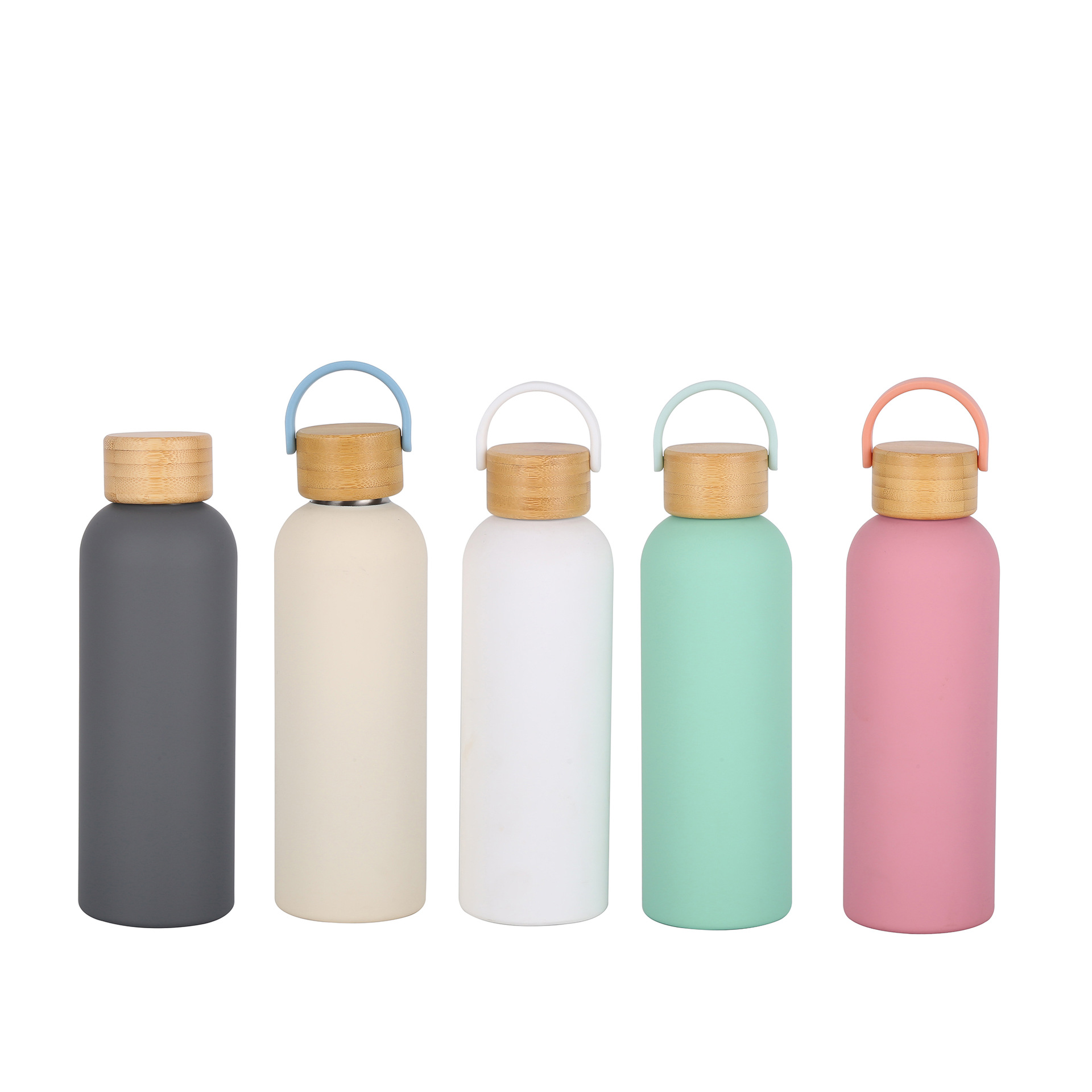 304 botella de acero inoxidable pequeña boca taza de vacío al aire libre pintura de goma deportes hervidor espesado taza de agua de doble capa transfronteriza al por mayor