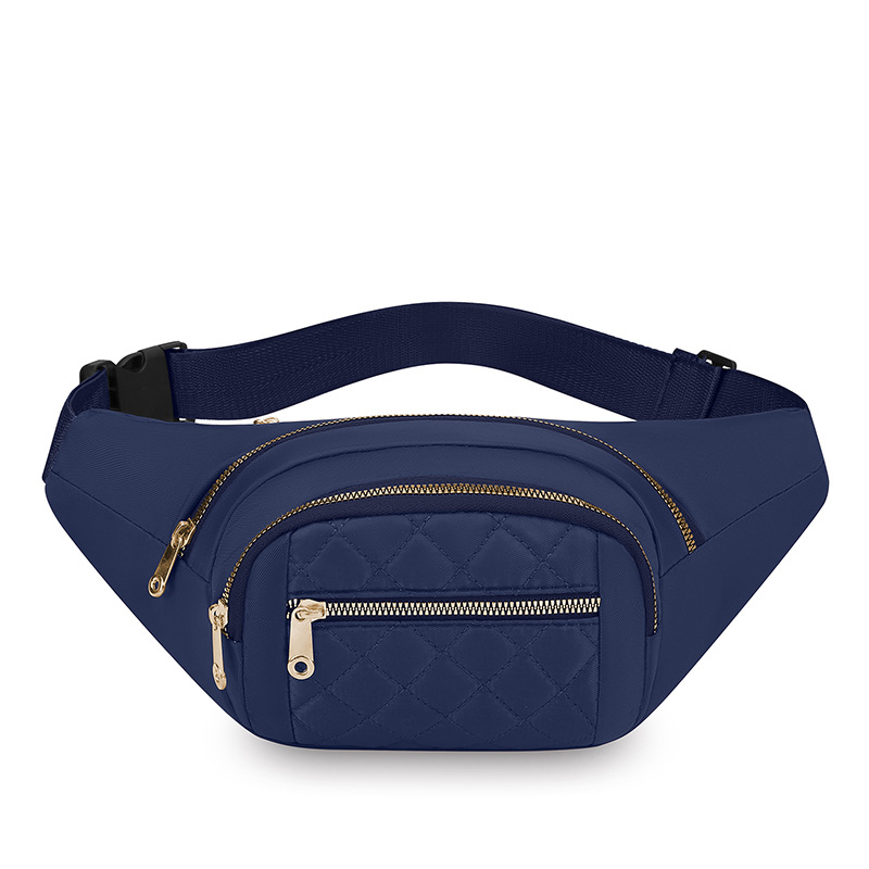 Bolso de pecho transfronterizo teléfono móvil bolso diagonal de tela Oxford europea y americana riñonera casual riñonera de lona bolso de teléfono móvil para mujer bolso deportivo