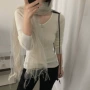 秋冬长袖v领修身内搭