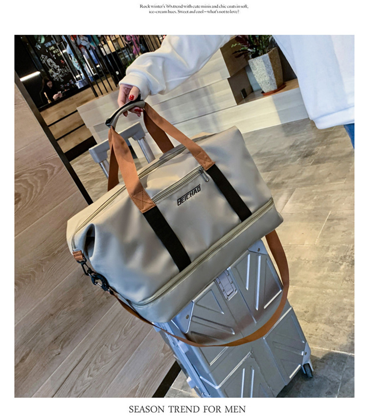 New style travel bag Korean portable shortdistance travel luggage bag large capacity gym bagpicture64