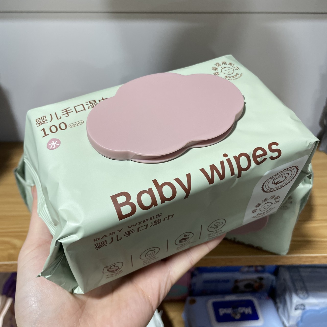 Mimian Thickeneded Baby Hand and Mouth Wipes 100 Series Cloud Covered Wipes