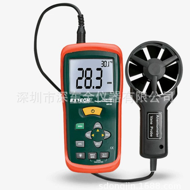 AN300 Extech AN100 портативный анемометр и расходомер воздуха, новый оригинальный аутентичный
