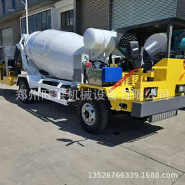 矿用小型搅拌车 地铁轨道施工隧道轨道水泥罐车 五轮水泥罐车图片
