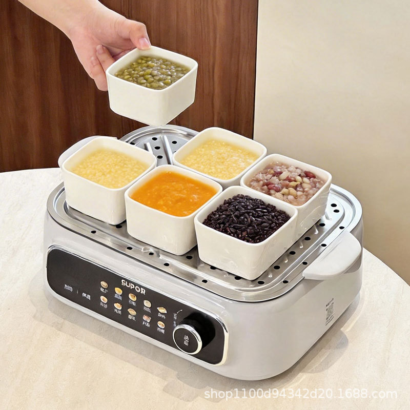 Ceramic Steaming Bowl For Egg Custard, Egg Steamer, Baby Food Steaming...