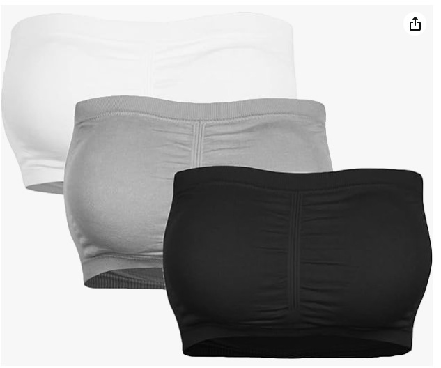 Comercio exterior transfronterizo, combinación de múltiples piezas, doble capa, talla grande, sin tirantes, ropa interior, pecho envuelto para mujer, sin anillo de acero, lote de ropa interior