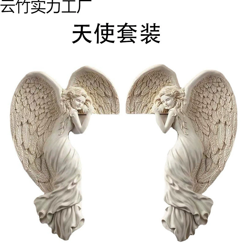 Подвеска во французском стиле, обмен, ангел, дверная рама, украшение, пробуждение ангела, украшение из смолы, подвесное украшение