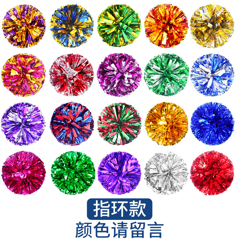 Porristas Bola de flores porristas mano flor mano sacudida flor danza rendimiento mano flor porristas flor bola de color rendimiento