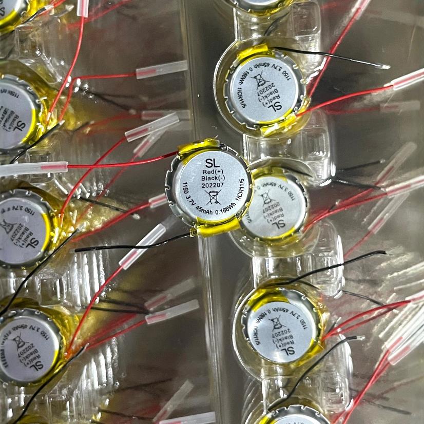聚合物扣式聚合物电池1154锂电池3.7v 45mAh蓝牙耳机工厂批发