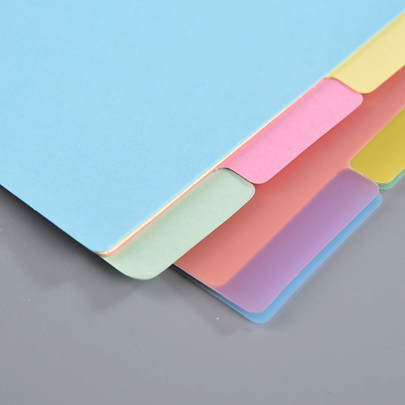 Factory wholesale creativity, simple color handbook separate page live page partitions A4A5 quotation board matte plastic sheet