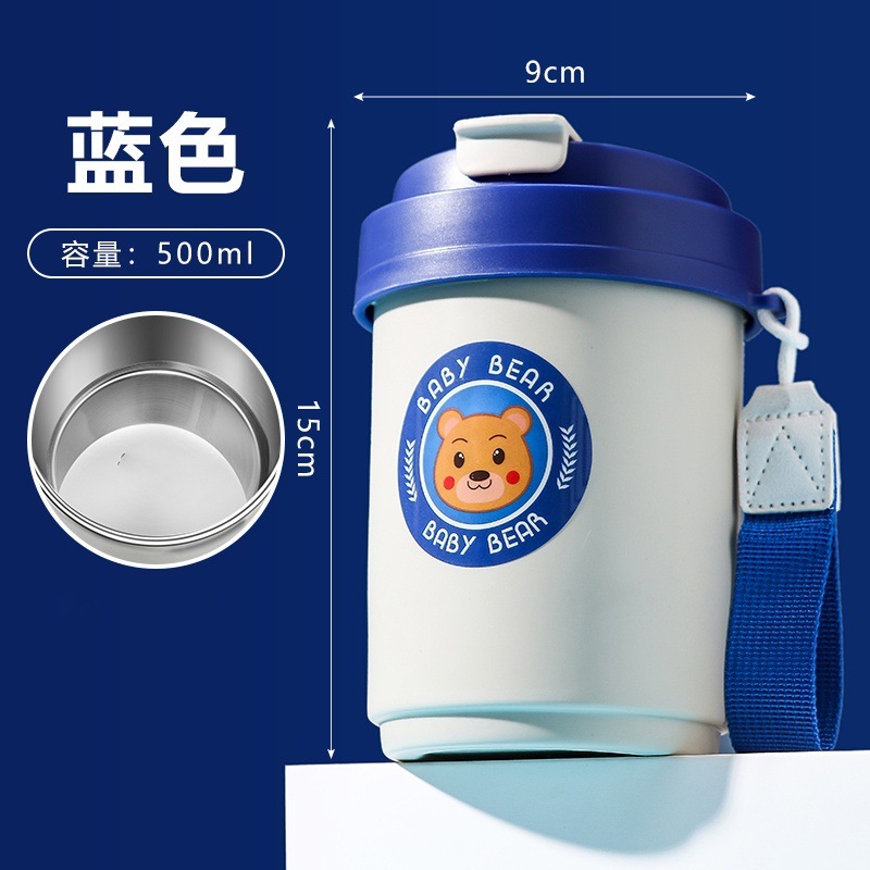 304ステンレス二重コーヒーカップパーマ防止断熱ミルクカップ学生カップカップルカップ蓋付きカップ|undefined