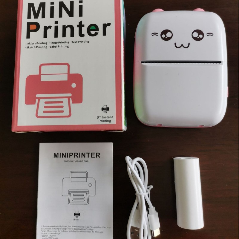 クロスボーダー C9 ミニプリンターポータブルワイヤレス携帯電話に接続可能小さな学生間違いステッカープリンター|undefined
