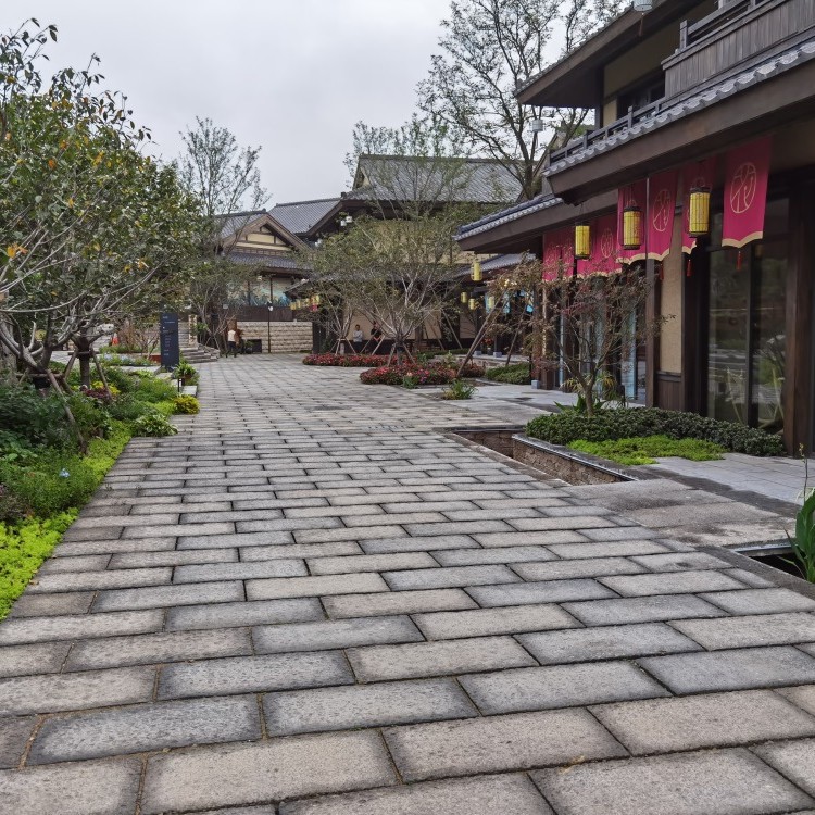 600*300*50仿古PC老石板旧石板中式园林道板人造石材