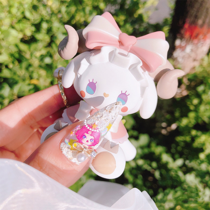 Popular en línea populares pegatinas de uñas muñeca mágica payaso 5d alivio avanzado tridimensional dibujos animados lindo fototerapia uñas pegatinas