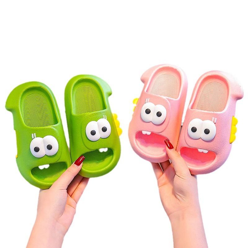Nuevas zapatillas para niños antideslizantes para niñas Súper suaves para el hogar lindas de dibujos animados para niñas bebés sandalias para niños verano