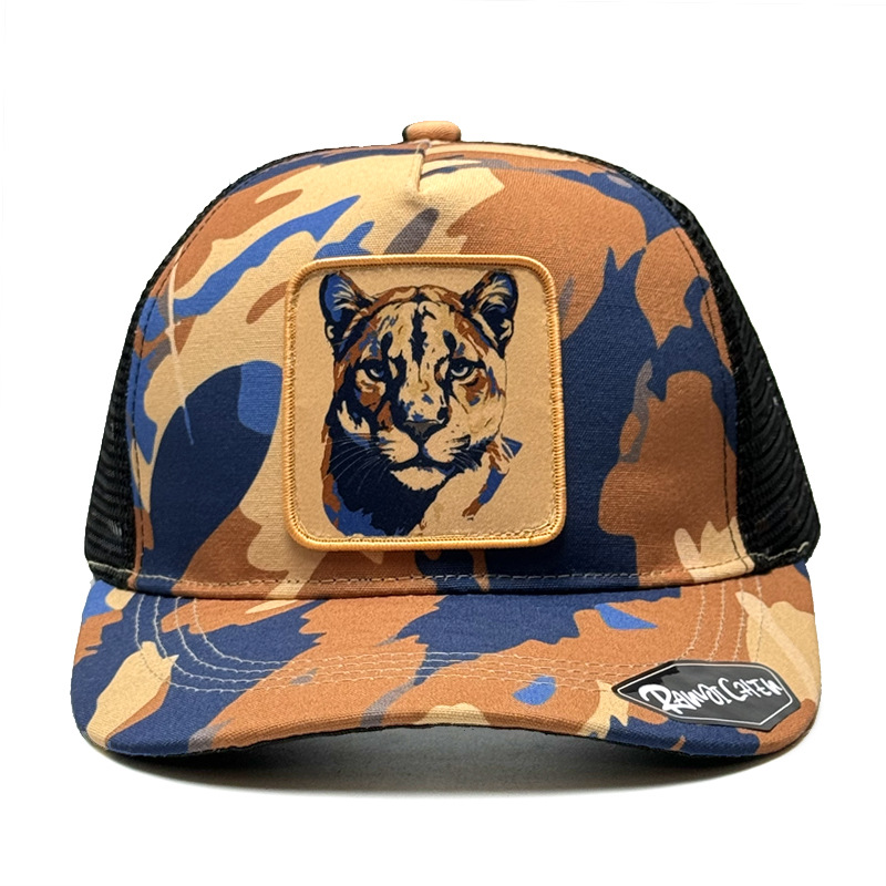 Graffiti Printed Baseball Cap Animal Fan Embroidered Flower Hat Mesh Cap Outdoor Casual Sunnet Hat Male_voghion.com