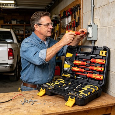 72 piece VDE insulated screwdriver set in stock, 1000V electrical special magnetic CR-V screwdriver 