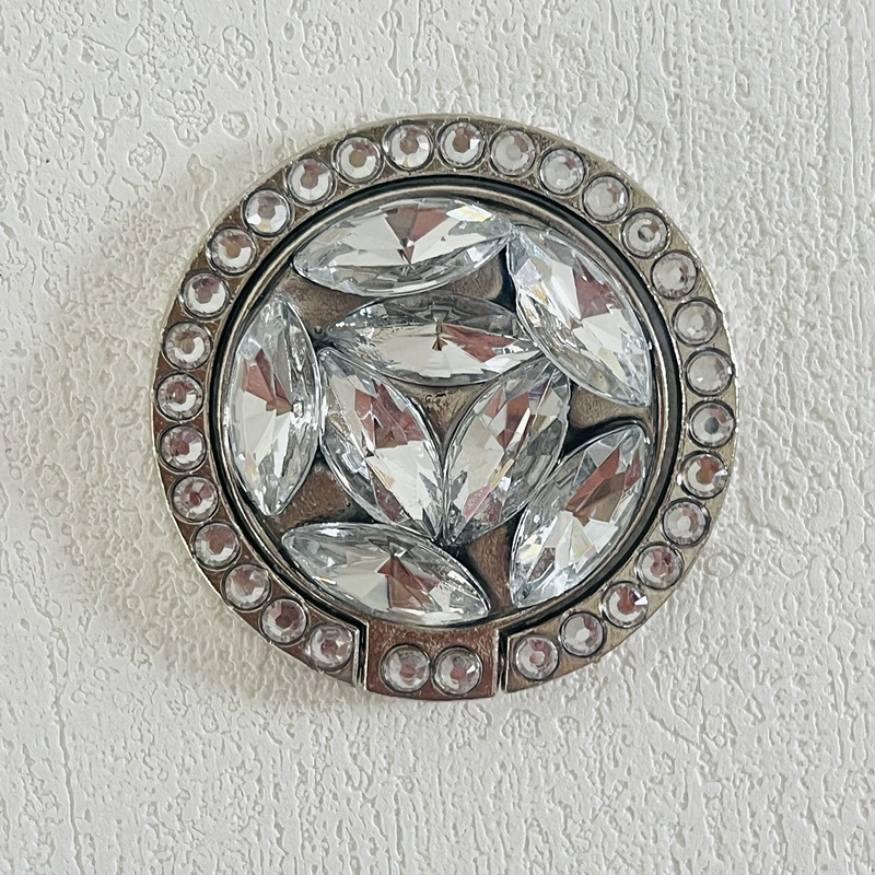 Роскошный держатель для мобильного телефона с пряжкой в ​​виде бриллиантового кольца, универсальный держатель для мобильного телефона, ленивый держатель для кольца со стразами, пряжка