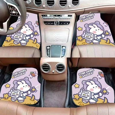 Universal Foot Pad | Cute Cartoon Women's Car Universal - space-bunny-main-driver-single-piece-5064cm