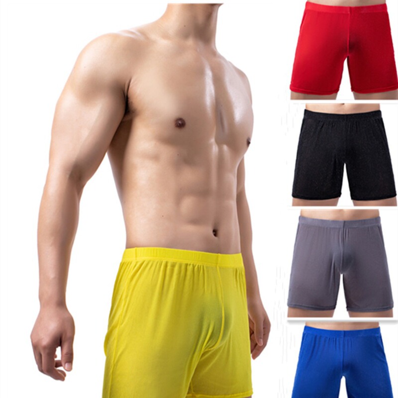 College Students Youth Men's Underwear Sexy Underwear Leggings Ultra-thin Breathable Boxer Four-legged Shorts for Men WX28MK College Students Youth Men's Underwear Sexy Underwear Leggings Ultra-thin Breathable Boxer Four-legged Shorts for Men WX28MK