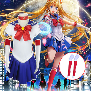 ����Ů��ʿcosplay���bˮ����cos��ͯ���˽�ɫ���ݷ�ȫ�׷��b���b