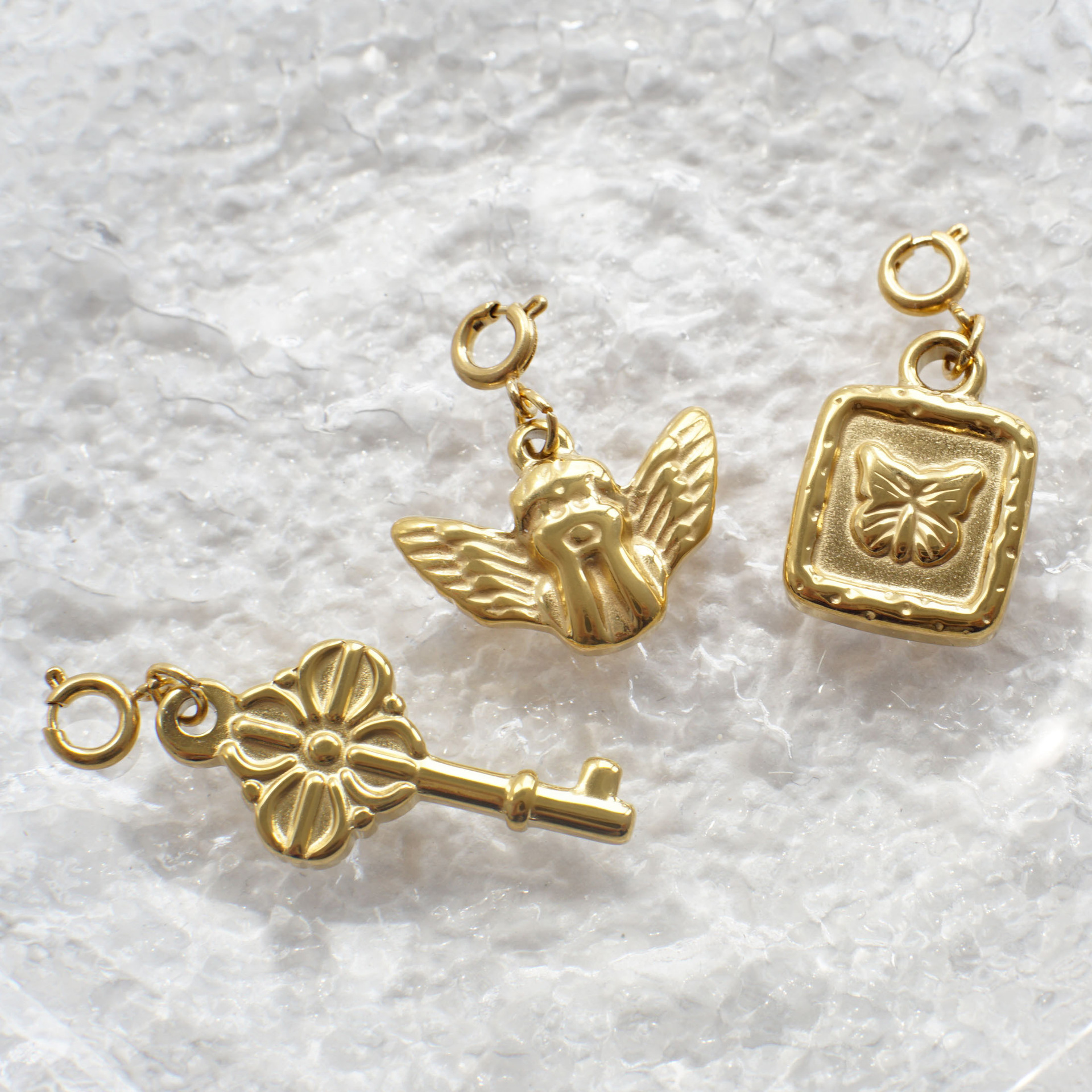 20g Weight Pendant Jewelry Making Type 20-30mm Jewelry Making Size Spring Ring Trigger Clasp Closure Clasp Closure Type Jewelry Accessories Classification 1 Piece Quantity 304 Stainless Steel Material Star, Heart Shape Pattern All Seasons Season Vintage Style, Simple Style Style 1 Piece 20-30mm 304 Stainless Steel Star Heart Shape Spring Ring Trigger Clasp Closure Pendant Jewelry Accessories 10