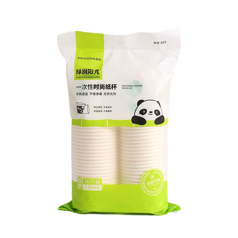 Disposable hot and cold tea cup for commercial use, increased thickness
