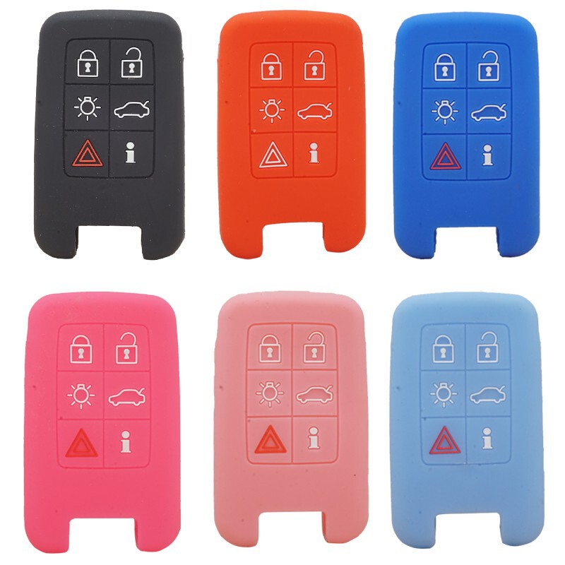 Applicable to Volvo V40/S80L remote control key XC60/XC70/S60LV60 car silicone key case Applicable to Volvo V40/S80L remote control key XC60/XC70/S60LV60 car silicone key case
