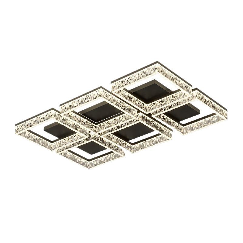 Luz de sala de estar de estilo nórdico minimalista de alto nivel 2025 lujo joven iluminación principal de vestíbulo de techo lámpara de casa completa