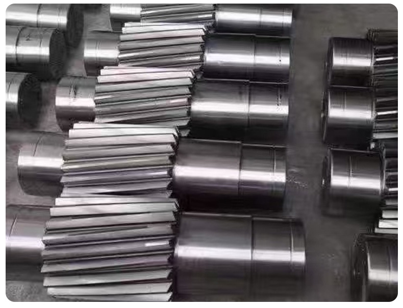 Gear shaft industrial non-standard 45# steel thickened gear shaft precision mechanical transmission hard tooth surface transmission gear shaft