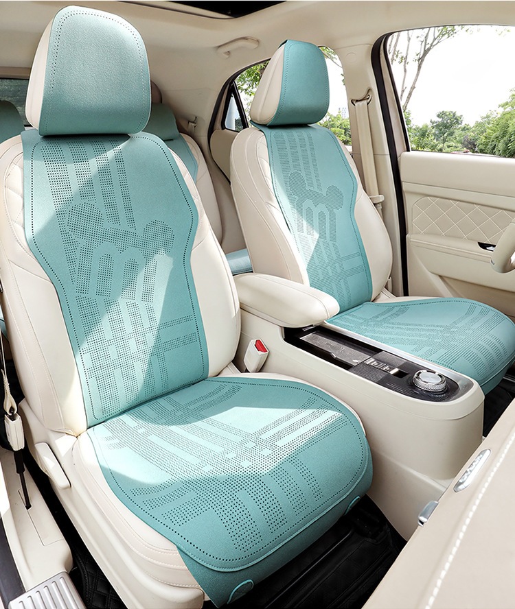 2026 new suede material saddle cushion car seat cushion all-season small waist seat cushion MA9