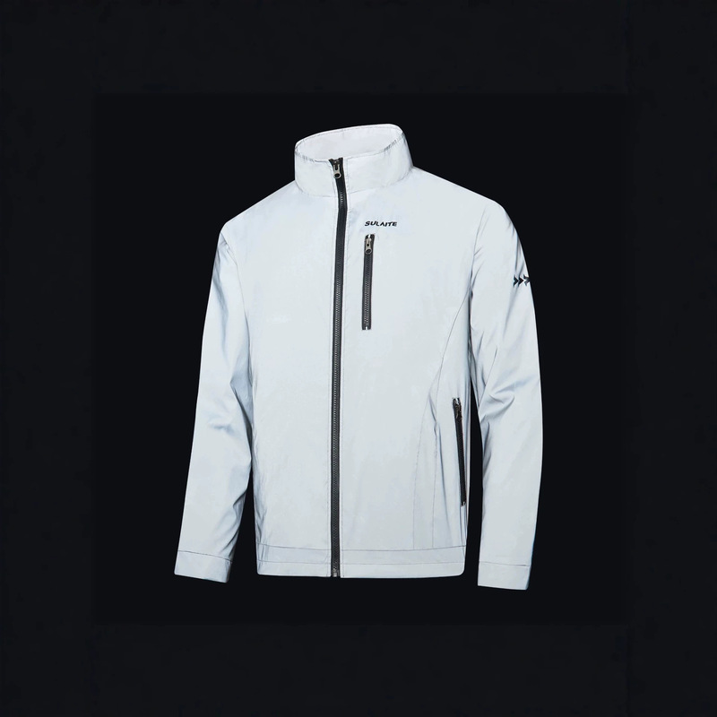 Cross-Border Special Edition Stand-Collar Jacket for Men, Reflective Fabric, Outdoor Youth Windproof and Waterproof Color-Blocking Top, European Size Outerwear Cross-Border Special Edition Stand-Collar Jacket for Men, Reflective Fabric, Outdoor Youth Windproof and Waterproof Color-Blocking Top, European Size Outerwear
