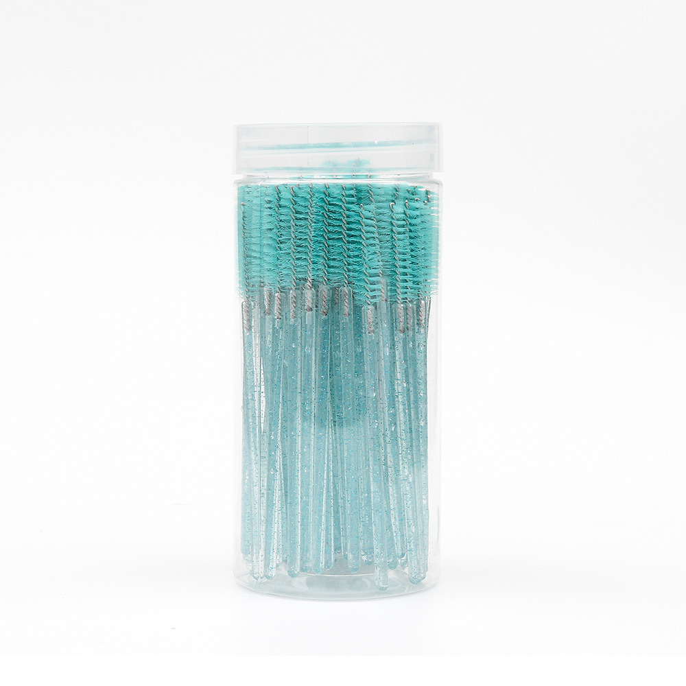 Cepillo de pestañas con mango de cristal