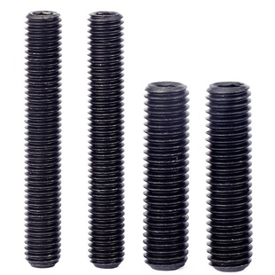 Grade 12.9 concave end machine rice screw fine tooth set screw stop-payment headless screw jacking wire M4M5M6M7M8M10