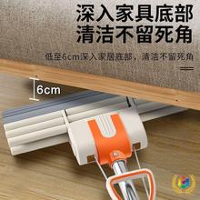 海绵拖把胶棉挤水拖地滚轮吸水免手洗家用大号耐用结实拖