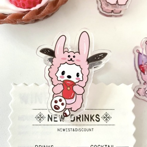 Sanrio Sheep PP Student Gift Clear Acrylic Stationery Clip Cute Creative Small Clip Wholesale