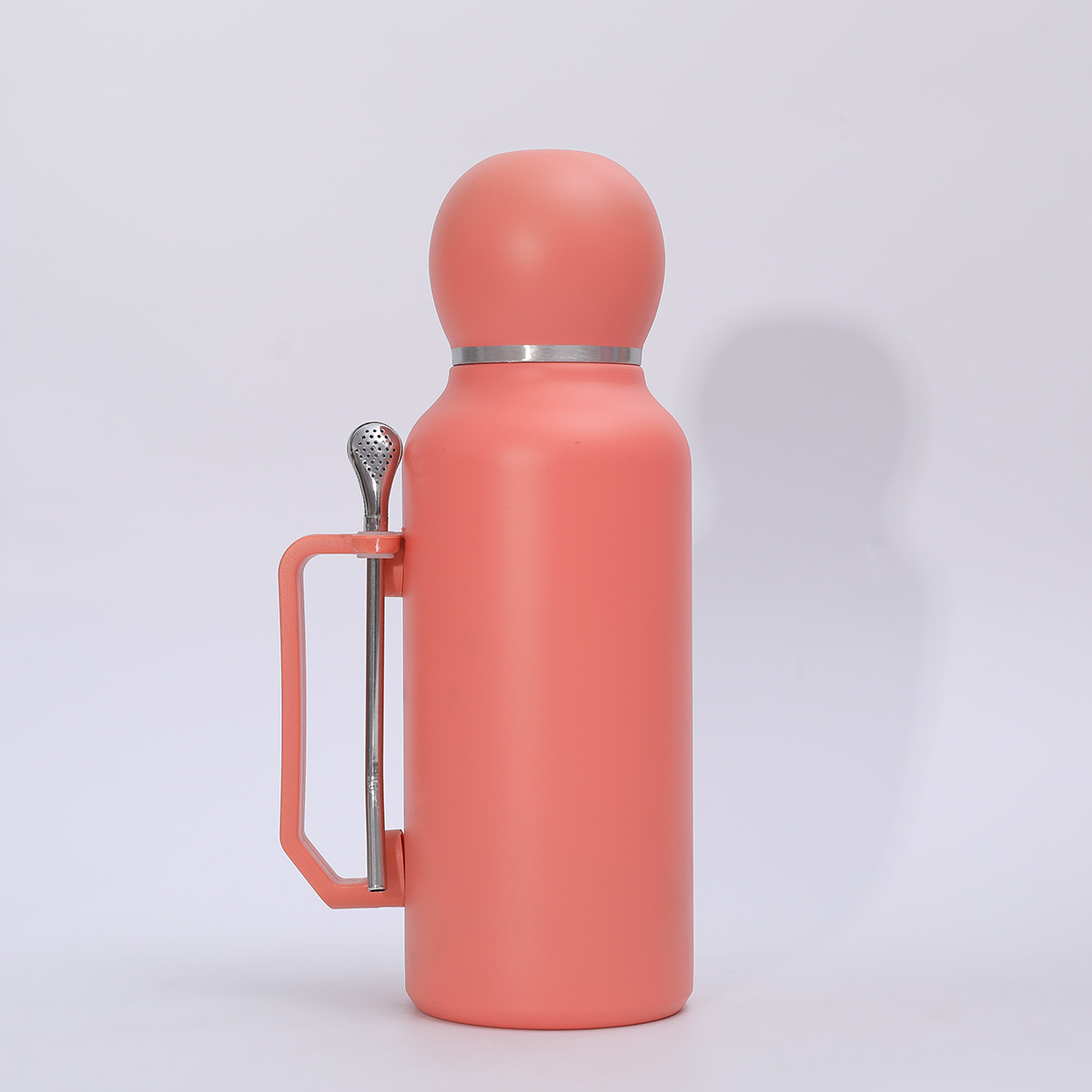 Wow taza de fútbol portátil de gran capacidad personalizada taza de agua deportiva de paja creativa al aire libre taza termo de acero inoxidable 304