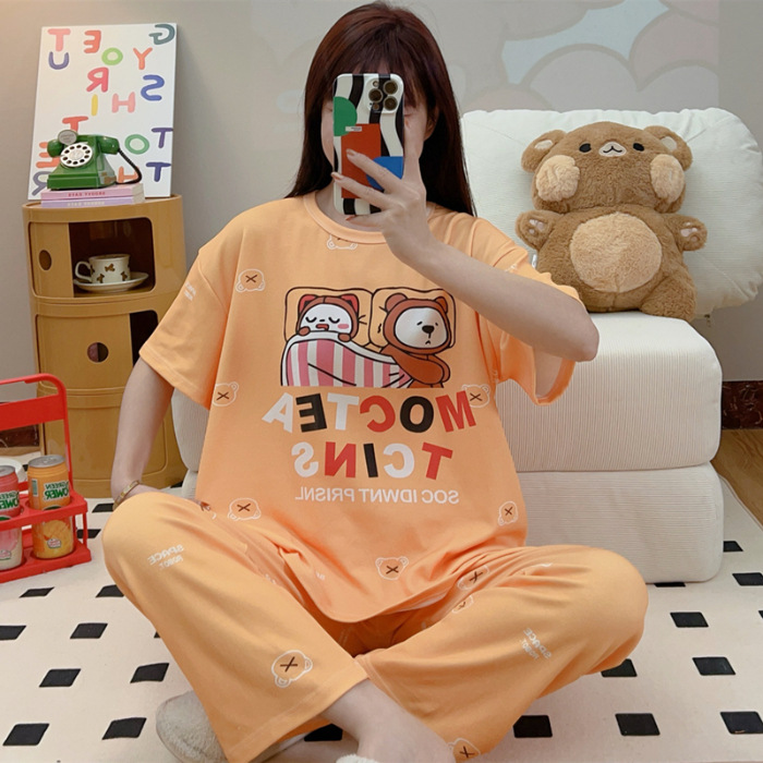 Pijamas nuevos pajamas de verano para mujeres pijamas cortos y largos Mickey ropa para el hogar comercio exterior transfronterizo sudeste asiático