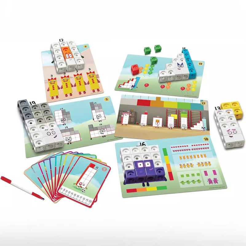 Hand2MathLink 就学前学習活動 デジタル ビルディング ブロック 11 ～ 20 のアクティビティ ゲーム 米国版共同ブランドモデル|undefined