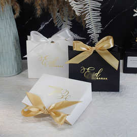 新品精美烫金中东星星月亮节日派对包装盒点心糖果盒跨境现货专供