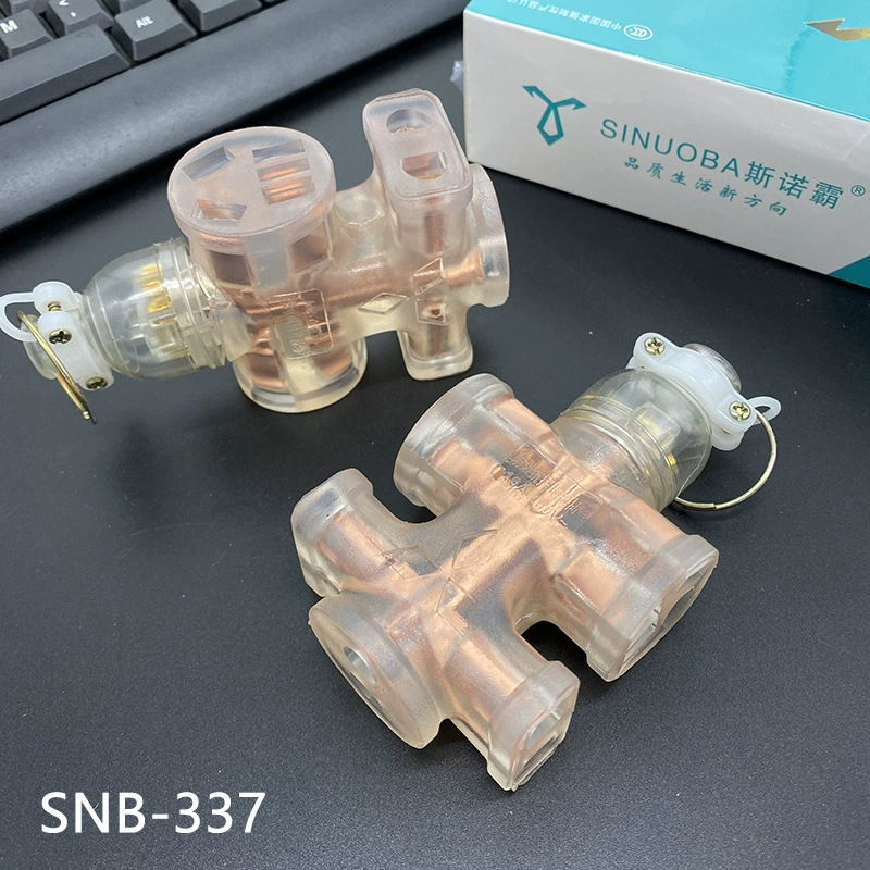 Snowba ground mopping socket thick copper construction site anti-fall high-power porous wireless plug strip engineering large-character plug