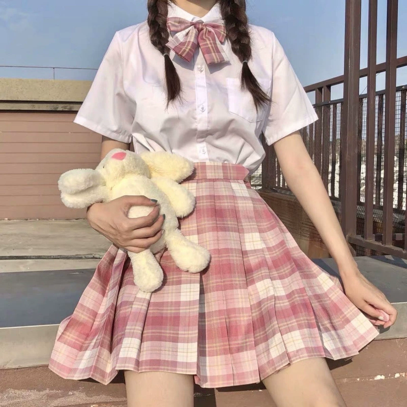 Коллекция в японском стиле, православная униформа JK, весенне-летняя модная универсальная школьная форма для студенток, клетчатая юбка JK, модный комплект в студенческом стиле