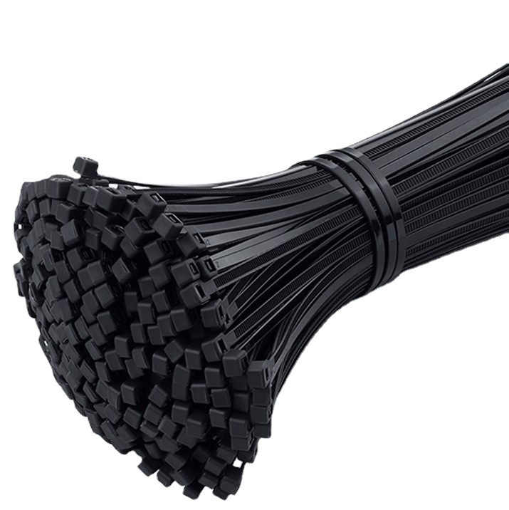 メーカー卸売 工業用ナイロンケーブルタイ 4*250 白黒 セルフロック式 結束バンド ケーブル結束 多様なサイズ|undefined