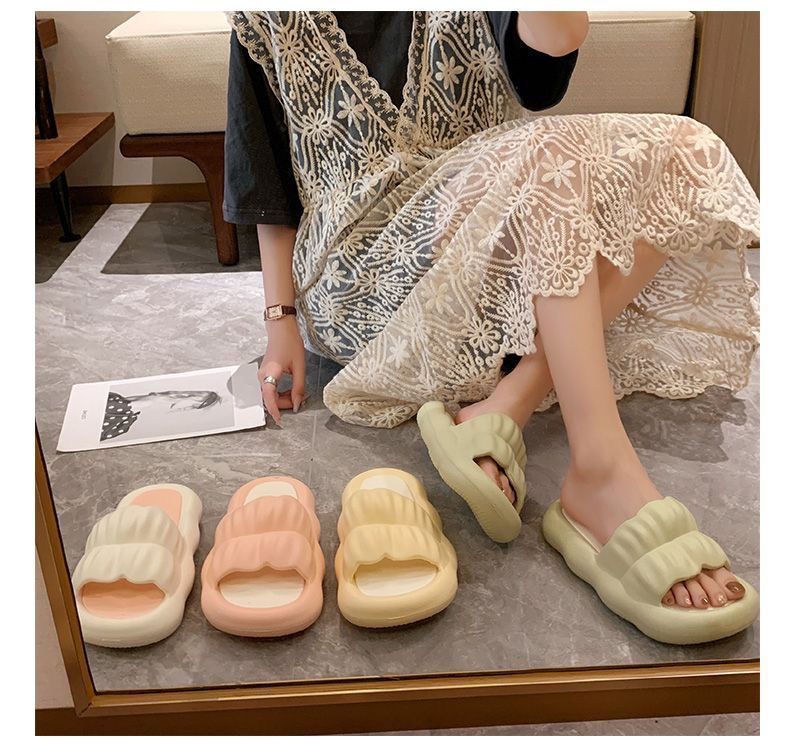 Women Slippers Flip-Flops Pool Rubber Leather Quick Drying Sandals_voghion.com