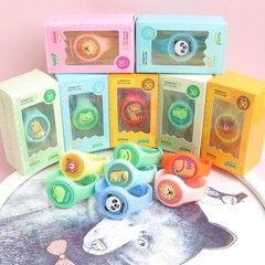 New Boxed Glowing Bracelet Cartoon Rotating Flash Bracelet Children's Protective Watch Ding Ding