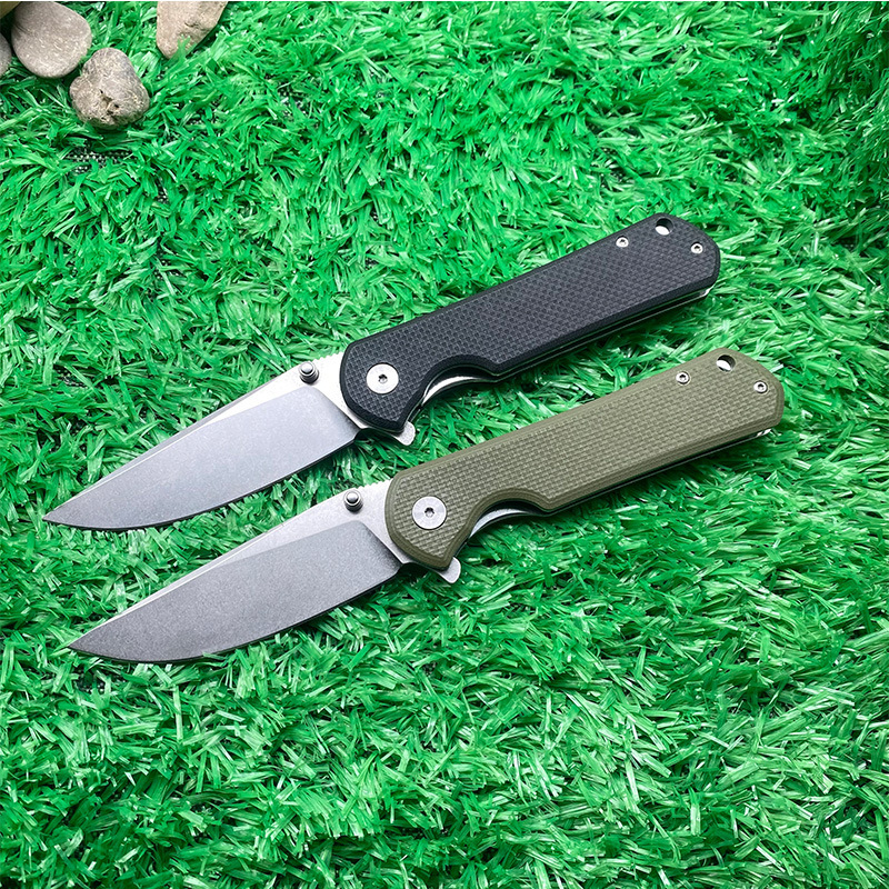 跨境外贸热销克里斯里夫小刀户外折叠刀求生露营小刀口袋刀水果刀