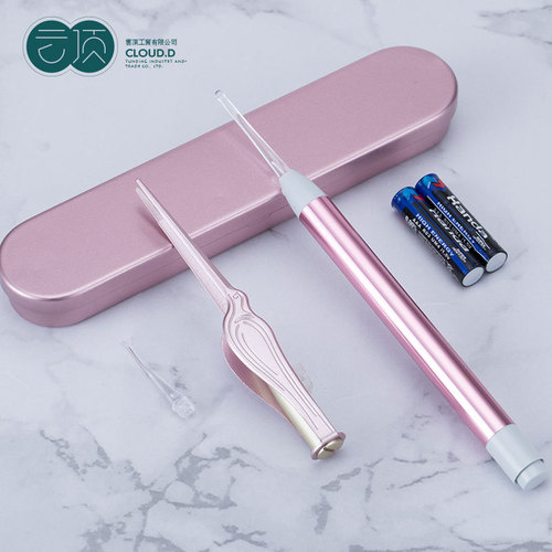 Glowing ear scoop for children and babies, ear picking artifact with light, cleaning ear scoop, ear picking tool set