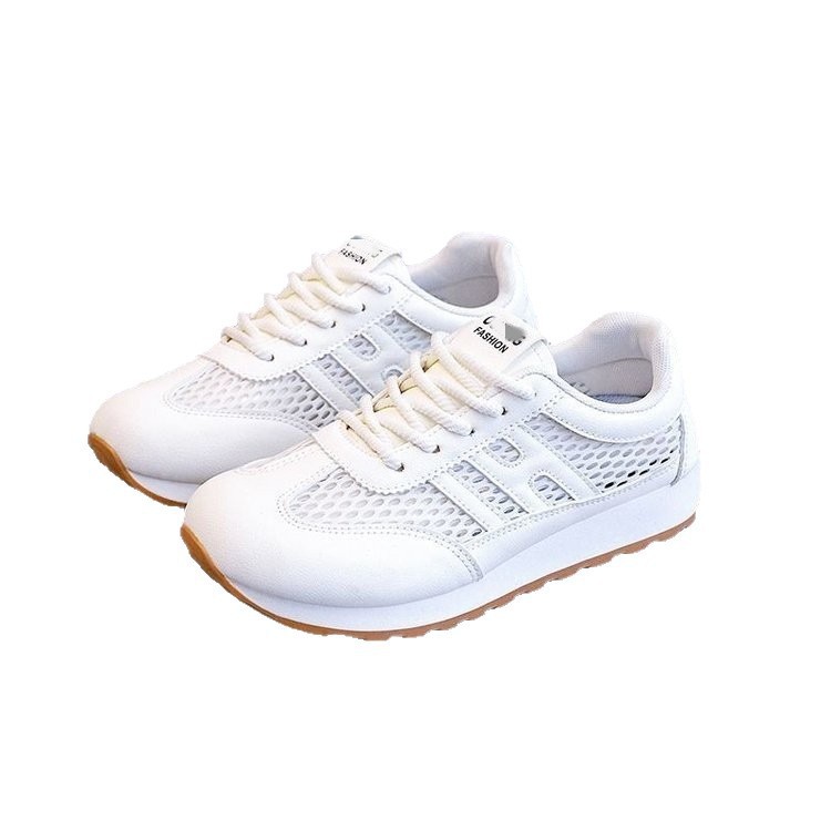 Zapatos de malla transpirables de verano 2026 hueco con suela suave no se cansa zapatos de correr zapatos de malla zapatos de entrenamiento de mujer zapatos