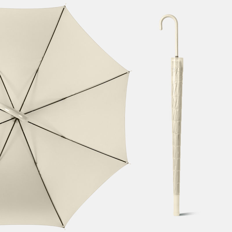 [곡선형 손잡이 색상] 8본 플라타너스 살구 방수 케이스 - 자동