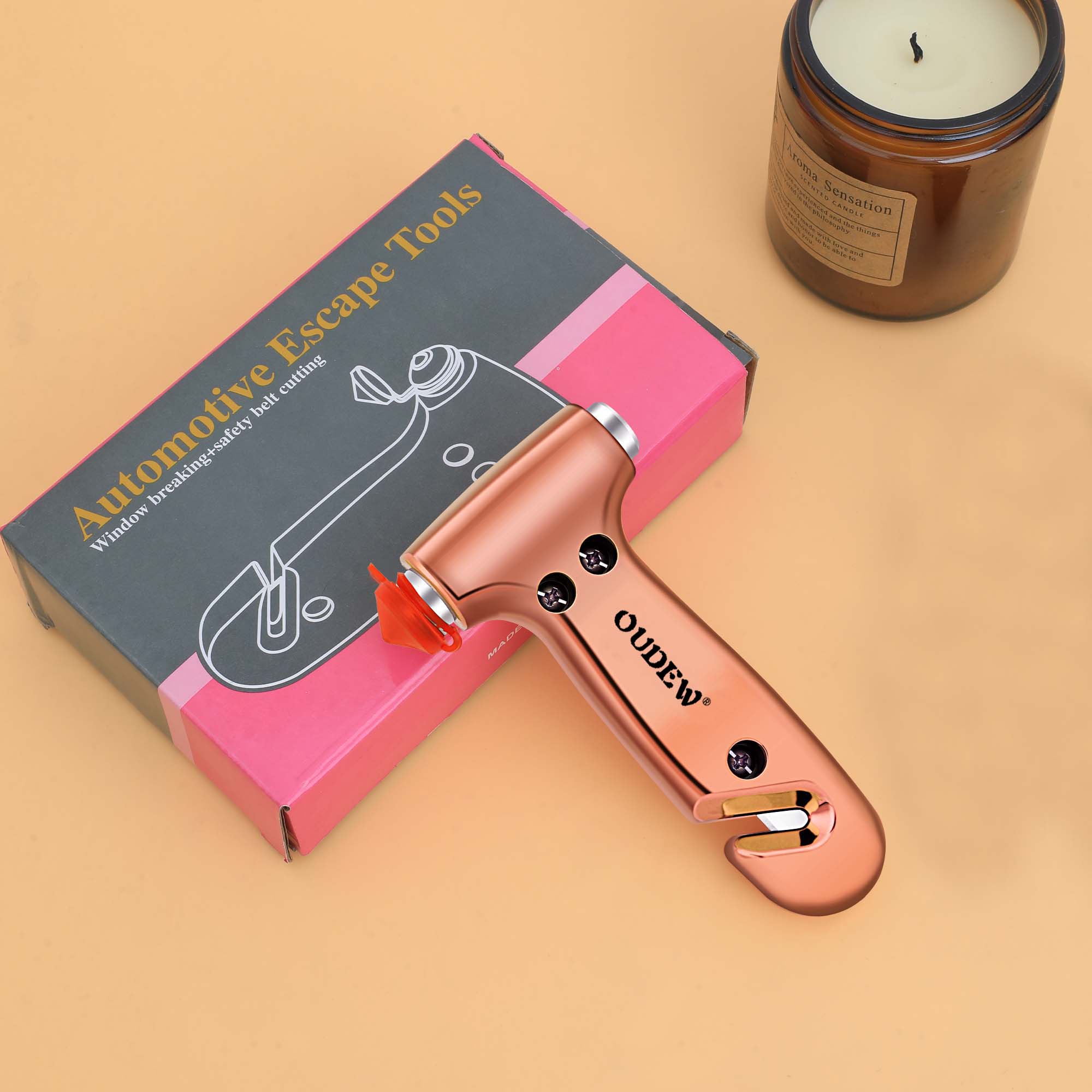 Breaker, Qìchē Qəza çəkici - new-color-box-tungsten-steel-tip-rose-gold