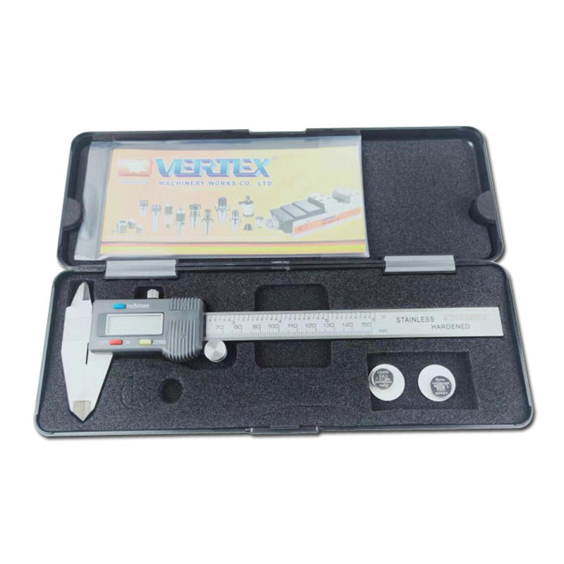 台湾鹰牌VERTEX液晶显示游标卡尺VEC-6/8/12高精度电子测量专用尺